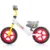 Bicicleta copii fara pedale Chipolino Speed multicolor 12 inch, de la 2 ani pana la greutatea de 30 kg, scaun si ghidon reglabile pe inaltime, cadru extrem de usor