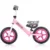 Bicicleta copii fara pedale Chipolino Speed pink 12 inch, de la 2 ani pana la greutatea de 30 kg, scaun si ghidon reglabile pe inaltime, cadru extrem de usor