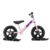 Bicicleta copii fara pedale Dhs Ride-on roz 12 inch, ajustabila pe inaltime, roti din spuma densa, de la 3 ani