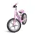 Bicicleta copii fara pedale Kidwell Comet Pink Gray 12 inch, cu cadru din magneziu, roti din spuma EVA, scaun reglabil pe inaltime 36-44 cm, inaltimea copilului 80-120 cm, greutatea maxima admisa 35 kg