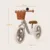 Bicicleta copii fara pedale Lionelo Alex Plus cu roti din spuma Eva 12 inch Beige Sand, scaun reglabil 30-35 cm, ghidon reglabil 52-58 cm, limitator al virajului ghidonului, roti EVA, cos pentru accesorii