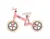 Bicicleta copii fara pedale Lorelli Wind Pink, roti din spuma EVA, amortizor reglabil care ajuta la absorbtia socurilor, scaun reglabil de la 47 cm pana la 50 cm, 12 inch, varsta 2-5 ani, maxim 25 de kg