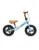 Bicicleta copii fara pedale Momi Breki Blue 12 inch, cadru usor, roti mari din spuma EVA, scaun moale reglabil, de la 3 ani, sarcina maxima 25 kg, frana de mana, ghidon reglabil pe inaltime