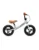 Bicicleta copii fara pedale Momi Breki Grey 12 inch, cadru usor, roti mari din spuma EVA, scaun moale reglabil, de la 3 ani, sarcina maxima 25 kg, frana de mana, ghidon reglabil pe inaltime