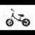 Bicicleta copii fara pedale Nice Kids White Black 12 inch, roti din spuma eva, greutate redusa, scaun si ghidon reglabile pe inaltime, roti cu rulmenti