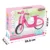 Bicicleta copii fara pedale Pilsan Retro Pink, scaun reglabil in 3 pozitii, sarcina maxima 30 kg, de la 2 ani, roti din cauciuc EVA