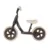 Bicicleta copii fara pedale QPlay Trainer Balance bike negru 10 inch, varsta 2-4 ani, sa din piele ecologica, inaltime ajustabila la ghidon si scaun, roti din spuma EVA cu densitate ridicata