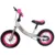 Bicicleta copii fara pedale R-Sport R3 alb-roz 11 inch, scaun moale reglabil pe inaltime 37-43 cm, roti gonflabile, frana pe roata din fata, cadru usor din otel, pana la 35 kg, varsta 3-5 ani