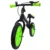 Bicicleta copii fara pedale R-Sport R4 verde-negru 11 inch, scaun moale reglabil pe inaltime 37-43 cm, roti din spuma EVA, frana pe roata din fata, cadru usor din otel, pana la 35 kg