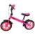 Bicicleta copii fara pedale R-Sport R9 roz 11 inch, scaun moale reglabil pe inaltime 38-45 cm, roti din spuma EVA, frana pe roata din fata, cadru usor din otel, pana la 35 kg, varsta 3-6 ani