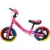 Bicicleta copii fara pedale R6 roz R-Sport 11 inch, roti colorate din spuma EVA, frana, cadru usor din otel, scaun si ghidon reglabile pe inaltime, varsta 2-6 ani, sarcina maxima pana la 35 kg