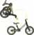 Bicicleta copii fara pedale Ronny Yellow Skiddou 12 inch, pliabila, scaun reglabil 35.5-40 cm, roata din fata are sistem de suspensii, roti spuma EVA+PU, ghidon reglabil pe 2 nivele, de la 2 ani