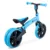 Bicicleta copii fara pedale Yvolution Y Velo Junior blue 9 inch, roti duble spate, varsta 18 luni-3 ani, scaun si ghidon reglabile in inaltime, greutatea maxima a copilului 20 kg