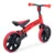 Bicicleta copii fara pedale Yvolution Y Velo Junior red 9 inch, roti duble spate, varsta 18 luni-3 ani, scaun si ghidon reglabile in inaltime, greutatea maxima a copilului 20 kg