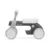 Bicicleta de echilibru Lorelli Zig Zag Grey 12-36 luni, scaun reglabil 2 pozitii, roti din spuma Eva, lumini si muzica