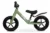 Bicicleta de echilibru fara pedale pentru copii Toyz Exter Green,Roti gonflabile,Sa confortabila din piele cu inaltime reglabila,Protectie noroi,Manere antiderapante,De la 3ani sau maxim 30kg