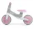 Bicicleta de echilibru pentru copii Milly Mally Velo Pink, roti Eva 7 inch, 18 luni+