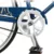 Bicicleta de oras 26 inch, cadru otel, portbagaj, jante aluminiu, cric, vintage albastru, sistem franare disc-mecanic, scaun din piele cu arcuri, jante aluminiu, greutate maxima suportata 120 kg