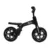 Bicicleta fara pedale Balance bike Qplay Tech Negru 10 inch, roti gonflabile, de la 3 ani pana la 30 kg, scaun si ghidon reglabile pe inaltime
