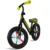 Bicicleta fara pedale Kidwell Rebel Neon Yellow, roti din spuma eva cu lumini led