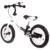 Bicicleta fara pedale cu frana, cadru variabil si roti gonflabile Boomerang SporTrike alb