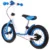Bicicleta fara pedale cu frana, suport picioare si roti gonflabile Balancer SporTrike albastru