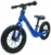 Bicicleta fara pedale pentru copii Maawo, roti de 12 inch, cu anvelope pneumatice, spite, cadru din aliaj de magneziu, design ergonomic, Saua reglabila, sarcina maxima 30 kg, Blue Elegans