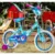 Bicicleta fetite Huffy Frozen Mov 16 inch, cu gentuta si roti ajutatoare, varsta 5-7 ani, inaltimea 112-127 cm, scaun si ghidon reglabile pe inaltime, frana de mana pe ambele roti