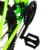 Bicicleta mountain bike, roti 26 inch, frana disc, cadru otel, schimbator shimano, suspensii furca, verde neon