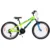 Bicicleta mountainbike copii Omega Gerald 24 inch 18 viteze verde, cadru aluminiu, schimbator Shimano, tip frana V Brake-Alloy, cric inclus