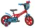 Bicicleta pentru copii Denver Spiderman 12 inch, varsta 3-4.5 ani, inaltime utilizator 88-105 cm, roti ajutatoare, clopotel pe ghidon, suport si sticla apa