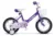 Bicicleta pentru copii 2-4 ani Velors V1202A Mov, Roti 12 Inch, Frane fataspate V-Brake, Roti ajutatoare
