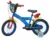 Bicicleta pentru copii Denver Mickey Mouse Albastra 14 inch, frana de mana pe ambele roti, claxon, sticla de apa, aparatoare noroi fata si spate, spite metalice, roti gonflabile