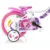 Bicicleta pentru copii Dino Bikes Fairy Alb 12 inch