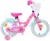 Bicicleta pentru copii EL Barbie 14 inch, frana de mana pe roata fata, scaun si ghidon reglabil, cosulet pe ghidon, roti gonflabile, stopuri reflectorizante