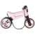 Bicicleta pentru copii Funny Wheels Rider SuperSport Pastel Baby Pink 2 in 1 fara pedale, 18+ luni, pneuri si manere de cauciuc, 4 nivele de reglaj pe inaltime, greutate admisa 25 kg