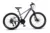 Bicicleta pentru copii MTB-HT Carpat Pro Teen C24472A GriNegru, roti 24 inch, cadru aluminiu, 21 viteze, echipare Shimano, frane disc mecanice, cabluri integrate