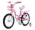 Bicicleta pentru copii Royal Baby Little Swan Roz 12 inch, roti ajutatoare, cosulet, sonerie, varsta 2-4 ani