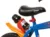 Bicicleta pentru copii Toimsa Hot Wheels 14 inch cu roti ajutatoare, suport si sticla de apa