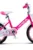 Bicicleta pentru copii Velors V1602A Fucsia, varsta 4-6 ani, roti 16 inch, greutate suportata 60 kg, inaltime utilizator 100-115 cm