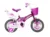 Bicicleta pentru copii Visitor Happy Puppy, roti 12 inch, v-brake, cadru otel 9 inch, cos si scaun papusi