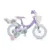 Bicicleta pentru fetite Byox Eden 14 inch, cu roti ajutatoare si portbagaj, scaun si ghidon ajustabile, cosulet frontal pentru accesorii, portbagaj pentru papusi, de la 3 ani, frana de mana pe ambele roti