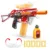 Blaster cu bile din gel si ochelari de protectie Zuru X Shot Hyper Gel Trace Fire