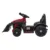 Buldozer electric pentru copii 6V cupa mobila 86x40x42 cm rosu 25W, cu sunete, lumini si claxon