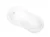 Cada baie 84 cm cu dop de scurgere si baza antialunecare Bear White