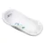 Cadita bebe 100 cm cu dop de scurgere si baza antialunecare Strumfi White