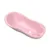 Cadita bebe cu dop de scurgere si baza antialunecare, Lorelli Little Stars, 100 x 51 x 31 cm, Pink