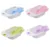 Cadita bebelusi Little Mom Blue Heart cu reductor ergonomic detasabil, fixare prin ventuze, manere antiderapante, suport pentru sapun, dimensiune 88 x 50 x 23 cm