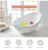 Cadita bebelusi cu protectie spate Little Mom Egg White
