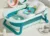 Cadita bebelusi pliabila Little Mom Dino Blue, include o perna de siguranta detasabila, termometru cu display digital,protectie anti-alunecare, 87x51x23 cm
